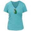 Women's Premium Deep V-Neck T-Shirt Thumbnail