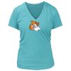 Women's Premium Deep V-Neck T-Shirt Thumbnail