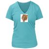 Women's Premium Deep V-Neck T-Shirt Thumbnail