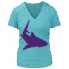 Women's Premium Deep V-Neck T-Shirt Thumbnail