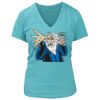 Women's Premium Deep V-Neck T-Shirt Thumbnail