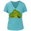 Women's Premium Deep V-Neck T-Shirt Thumbnail