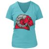Women's Premium Deep V-Neck T-Shirt Thumbnail