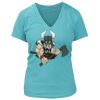 Women's Premium Deep V-Neck T-Shirt Thumbnail