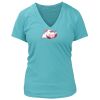 Women's Premium Deep V-Neck T-Shirt Thumbnail