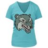 Women's Premium Deep V-Neck T-Shirt Thumbnail