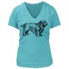 Women's Premium Deep V-Neck T-Shirt Thumbnail