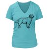Women's Premium Deep V-Neck T-Shirt Thumbnail