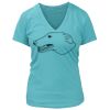 Women's Premium Deep V-Neck T-Shirt Thumbnail