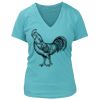 Women's Premium Deep V-Neck T-Shirt Thumbnail