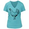 Women's Premium Deep V-Neck T-Shirt Thumbnail