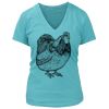 Women's Premium Deep V-Neck T-Shirt Thumbnail