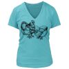 Women's Premium Deep V-Neck T-Shirt Thumbnail