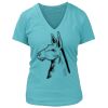 Women's Premium Deep V-Neck T-Shirt Thumbnail