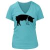 Women's Premium Deep V-Neck T-Shirt Thumbnail
