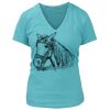 Women's Premium Deep V-Neck T-Shirt Thumbnail