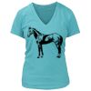 Women's Premium Deep V-Neck T-Shirt Thumbnail