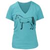 Women's Premium Deep V-Neck T-Shirt Thumbnail