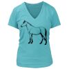 Women's Premium Deep V-Neck T-Shirt Thumbnail