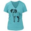 Women's Premium Deep V-Neck T-Shirt Thumbnail