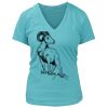Women's Premium Deep V-Neck T-Shirt Thumbnail