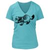 Women's Premium Deep V-Neck T-Shirt Thumbnail