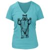 Women's Premium Deep V-Neck T-Shirt Thumbnail