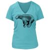Women's Premium Deep V-Neck T-Shirt Thumbnail