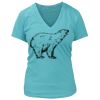 Women's Premium Deep V-Neck T-Shirt Thumbnail