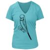 Women's Premium Deep V-Neck T-Shirt Thumbnail
