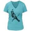 Women's Premium Deep V-Neck T-Shirt Thumbnail