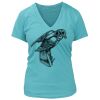 Women's Premium Deep V-Neck T-Shirt Thumbnail