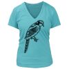 Women's Premium Deep V-Neck T-Shirt Thumbnail