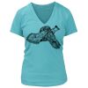 Women's Premium Deep V-Neck T-Shirt Thumbnail