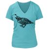 Women's Premium Deep V-Neck T-Shirt Thumbnail