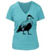 Women's Premium Deep V-Neck T-Shirt Thumbnail