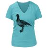 Women's Premium Deep V-Neck T-Shirt Thumbnail