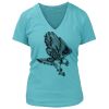 Women's Premium Deep V-Neck T-Shirt Thumbnail
