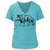 Women's Premium Deep V-Neck T-Shirt Thumbnail