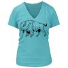 Women's Premium Deep V-Neck T-Shirt Thumbnail