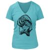 Women's Premium Deep V-Neck T-Shirt Thumbnail