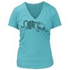 Women's Premium Deep V-Neck T-Shirt Thumbnail