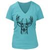 Women's Premium Deep V-Neck T-Shirt Thumbnail