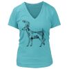 Women's Premium Deep V-Neck T-Shirt Thumbnail