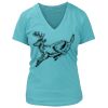 Women's Premium Deep V-Neck T-Shirt Thumbnail