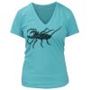 Women's Premium Deep V-Neck T-Shirt Thumbnail