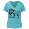 Women's Premium Deep V-Neck T-Shirt Thumbnail