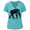 Women's Premium Deep V-Neck T-Shirt Thumbnail