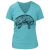 Women's Premium Deep V-Neck T-Shirt Thumbnail