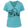 Women's Premium Deep V-Neck T-Shirt Thumbnail